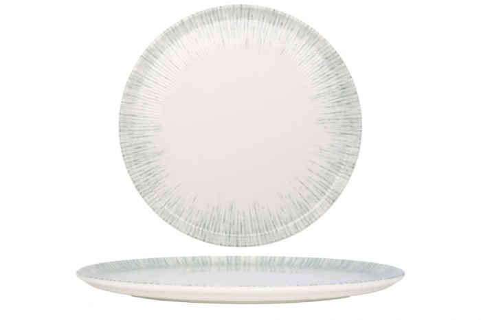 Bonna Farfurie cu pizza - Iris - Por&Aring;&pound;elan - 32 cm - set de 2