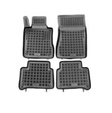 Set covorase auto din cauciuc MERCEDES Clasa E (W211) 03.2002-06.2006; Clasa E (W211) Sedan/Combi, 06.2006-12.2009, presuri tip tavita, negru