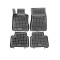 Set covorase auto din cauciuc MERCEDES Clasa E (W211) 03.2002-06.2006; Clasa E (W211) Sedan/Combi, 06.2006-12.2009, presuri tip tavita, negru