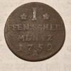 Prusia 1 pfenning 1752 A Frederic ll, Europa