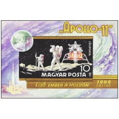 Ungaria 1969 - Apollo 11, colita neuzata