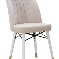 Set 2 scaune Bella, Mauro Ferretti, 50x49x92.5 cm, fier, crem
