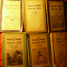 Sven Heddin - De la Polul Nord la Polul Sud -6 volume,cca.1944 ,1008pag