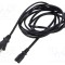 Cablu IEC C7 mamă 2x0,75mm2 3m negru 7A LIAN DUNG