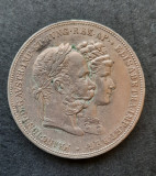 2 Guldeni Franz Joseph I - Jubileul Nunta de argint - 1879, Austria - G 4097, Europa