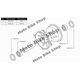 MBS Kit rulmenti+semeringuri roata fata KX125/ KX250/ KX250F/ KX450F, Cod Produs: PWFWKK08521VP