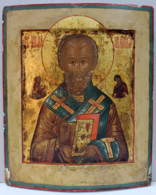 Sfantul Nicolae din Myra, Icoana Rusia, Secol 19 foto