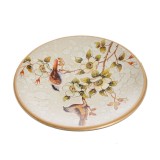 Platou decorativ cu flori 15 cm
