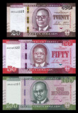 LIBERIA █ SET █ 20 + 50 + 100 Dollars █ 2022 █ UNC █ PESTE_2000BANCNOTE_UNC_AICI