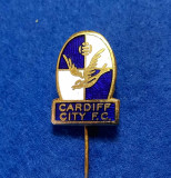 Insigna metalica fotbal - CARDIFF CITY FC (Tara Galilor)