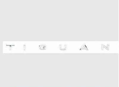 Emblema scris TIGUAN foto