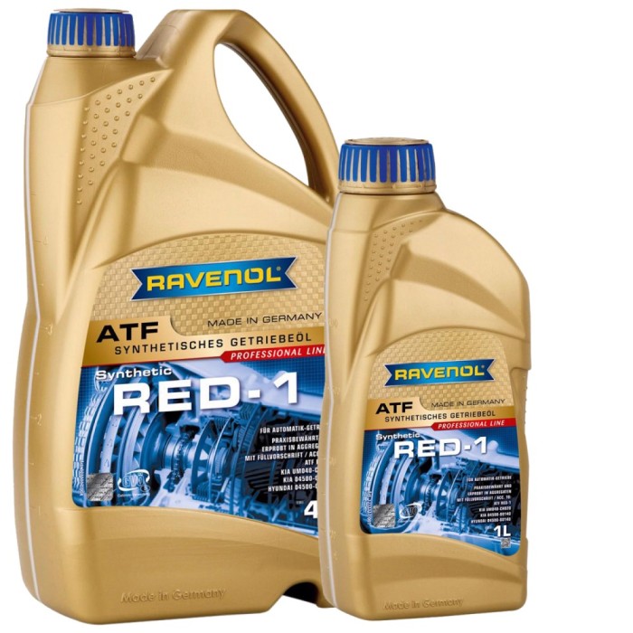 Pachet 5 litri ulei Ravenol ATF RED-1 pentru transmisie automata