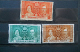 1937 SERIE COLONII BRITANICE TRINIDAD TOBAGO, Nestampilat