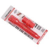 Cheie Instalator Conducte Apa X AUTOHAUX ABS 25 cm Rosu - Diametru Max 50mm, Plastic Profesionala Hobby