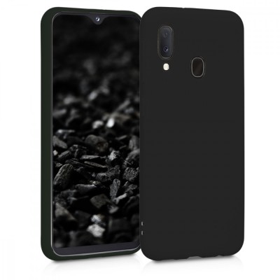 Husa pentru Samsung Galaxy A20e, Silicon, Negru, 48738.47 foto