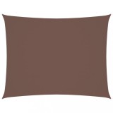Cumpara ieftin Parasolar, maro, 2,5x4 m, tesatura oxford, dreptunghiular