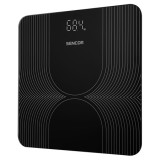 Cantar digital de persoane Sencor, sticla securizata 5 mm, 180 kg, negru