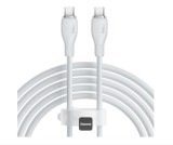 Cablu Baseus Pudding USB-C-USB-C P10355702221-B1, alb&nbsp;