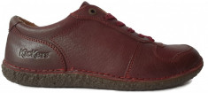 Pantofi dama casual din piele Kickers 654380-50-18 home bordeaux foto