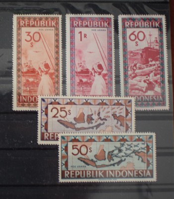 TS24/01 Timbre Indonesia Nestampilate foto