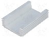 Radiator extrudat, 60mm x 40mm, STONECOLD -