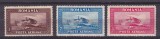 ROMANIA 1928 LP 80 POSTA AERIANA C. RAIU FILIGRAN VERTICAL SERIE STARE MNH