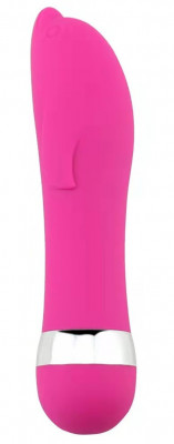 Mini Vibrator Dolphin Multispeed Roz 11.6 cm Mokko Toys foto