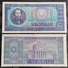 Romania, bancnota 100 lei 1966, circulata