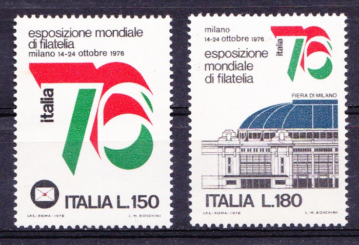 TSV% - ITALIA 1976 MICHEL 1524-1525 MNH/** LUX