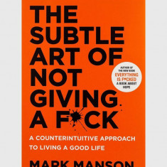 QeeBoo carte The subtle art of not giving a F*ck, Mark Manson, English