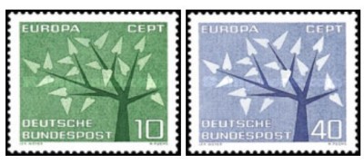 Germania 1962 - Europa, serie neuzata foto