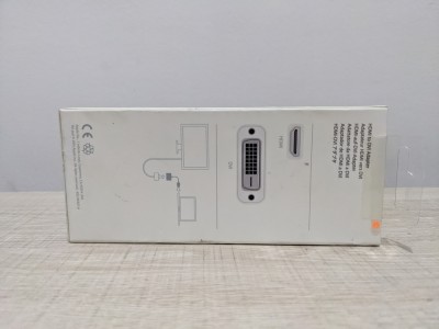 Adaptor HDMI la DVI original APPLE MJVU2ZM/A iMac Macbook FullHD foto