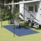 vidaXL Covor pentru cort, albastru, 4x2 m