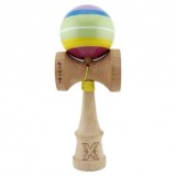 Kendama X SPECTRUM Originala, Profesionala,, Big Cups V2, Super Sticky Legendary Cupe Mari, Rulment Metalic cu Ata 55 cm, Multicolor