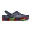 Saboti Crocs Toddler Off Court Glow Band Clog Albasru - Storm/Multi, 23, 24, Albastru