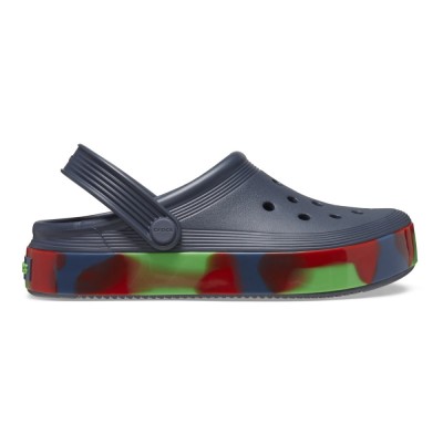Saboti Crocs Toddler Off Court Glow Band Clog Albasru - Storm/Multi foto