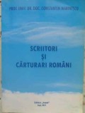 SCRIITORI SI CARTURARI ROMANI-CONSTANTIN MARINESCU