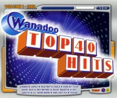 CD 2XCD Various &ndash; Wanadoo Top 40 Hits - Volume 1 2001 -FATBOX- (-VG)
