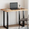 Blat masa lemn masiv acacia 80x70x2 cm dreptunghiular - birou, dining, bistro, cafea