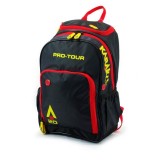 Rucsac Tenis Karakal Pro Tour 20, 40x25x15 cm, Negru/Rosu/Galben, Buzunar Bauturi