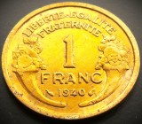 Moneda istorica 1 FRANC - FRANTA, anul 1940 *cod 1039 = / luciu batere