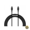 Cablu Date si Incarcare USB-C - USB-C Baseus Superior Series 100W 1m Negru CATYS-B01