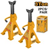 Set Capre suport Auto 3T cu Siguranta 2 Buc, Ingco HJS0301