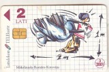 bnk card Cartele telefonice - Letonia - School 2 - Col:LV-LTK-0043Ba