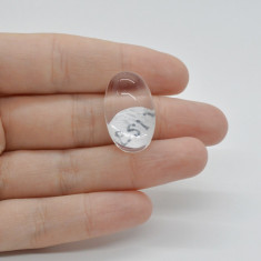 Cabochon cristal de stanca 24x15x9mm c129