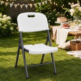 Scaun pliabil pentru gradina, camping, catering, cadru metalic, 120 kg