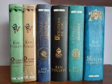 Ken Follett - seria Kingsbridge (5 titluri, 6 volume), editie deosebita, cartonata, cu supracoperte