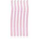 BrushArt Accessories Face &amp; Brow razors brici pentru spr&acirc;ncene 6 buc