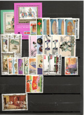 Coreea de Nord.Lot peste 420 buc. timbre+47 buc. colite stampilate foto
