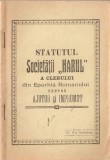 Cumpara ieftin Statutul Societatii Harul A Clerului Din Eparhia Romanului Pentru Ajutor 1913